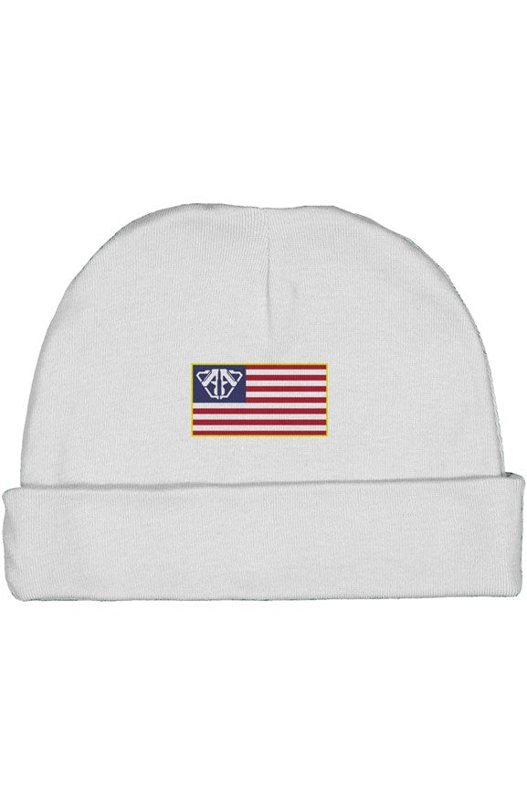 Infant Baby Rib Cap Flag