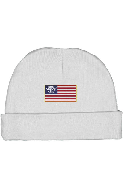 Infant Baby Rib Cap Flag